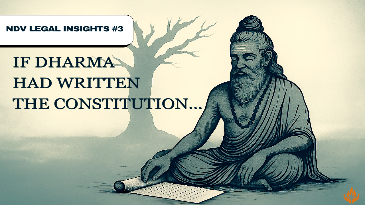 If Dharma Had Written the Constitution…